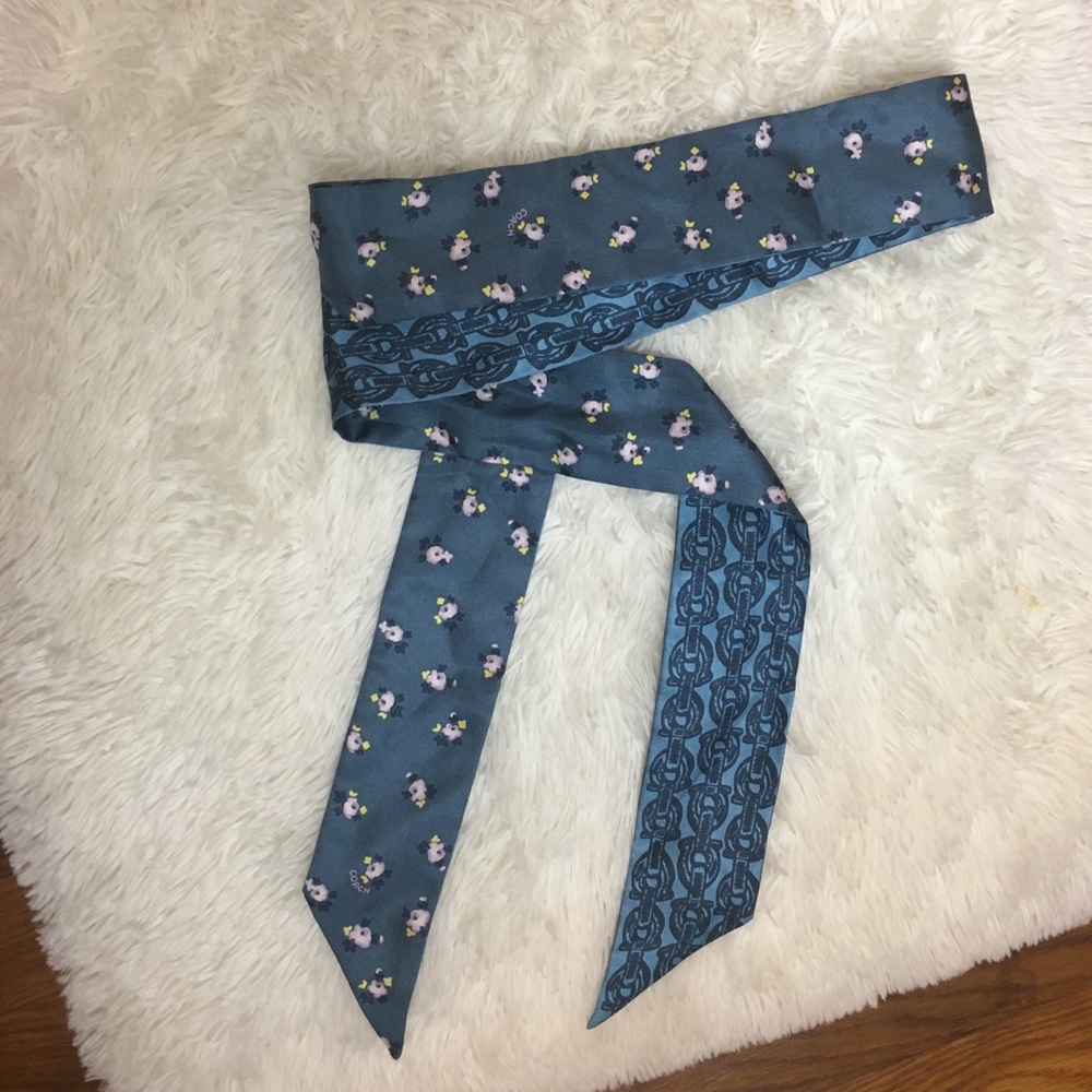 Blue Coach Scarf